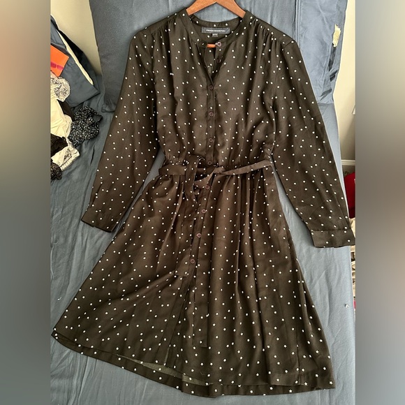 French connection midi dress with belt - Picture 1 of 2